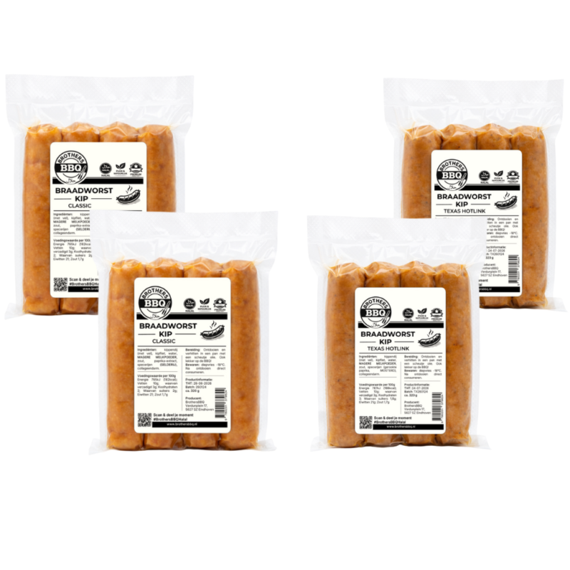 mixpack party: texas hot link + classic