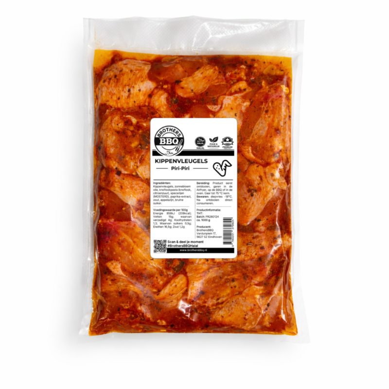 kruidige piri piri kippenvleugels